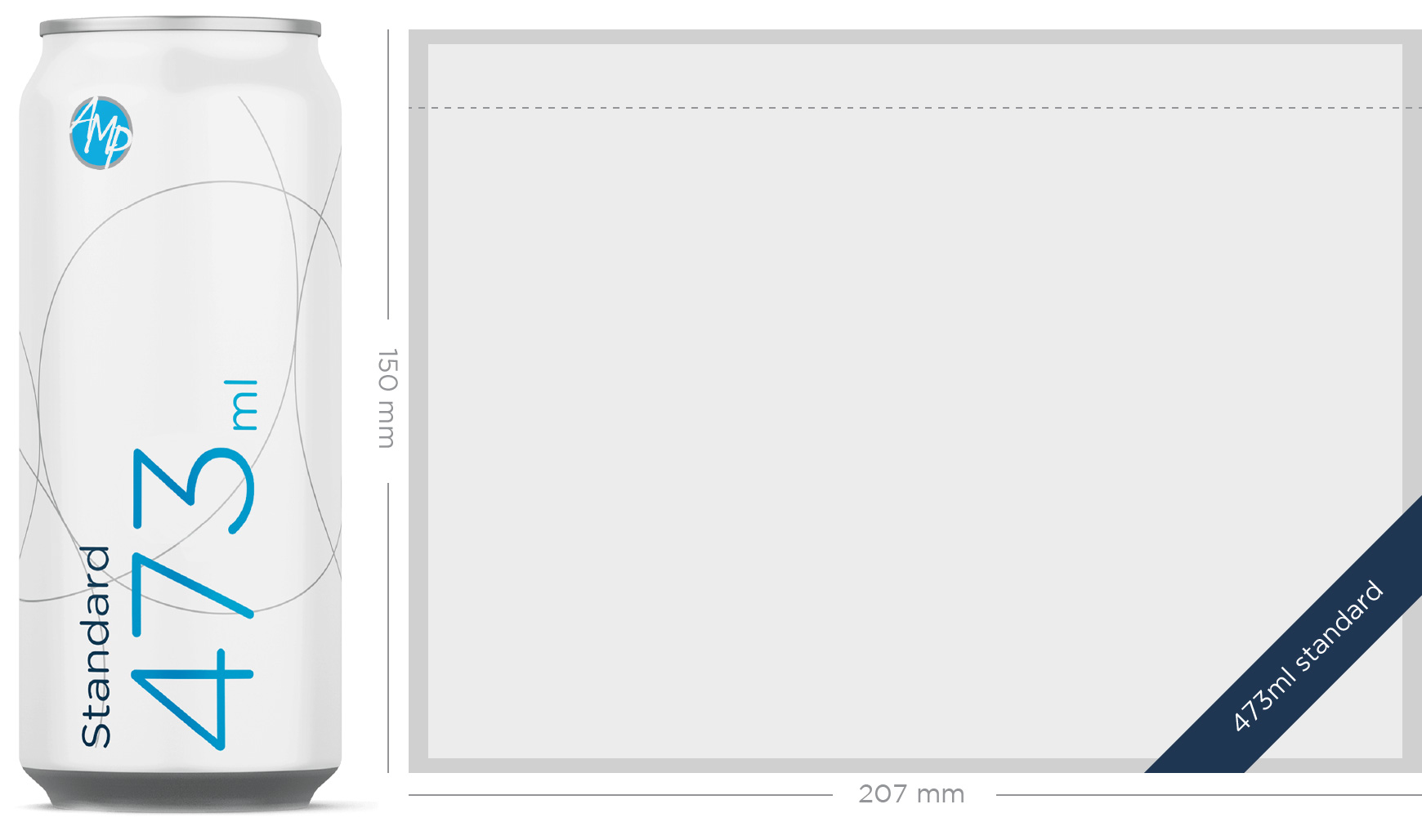 Standard – 473ml – aluminium